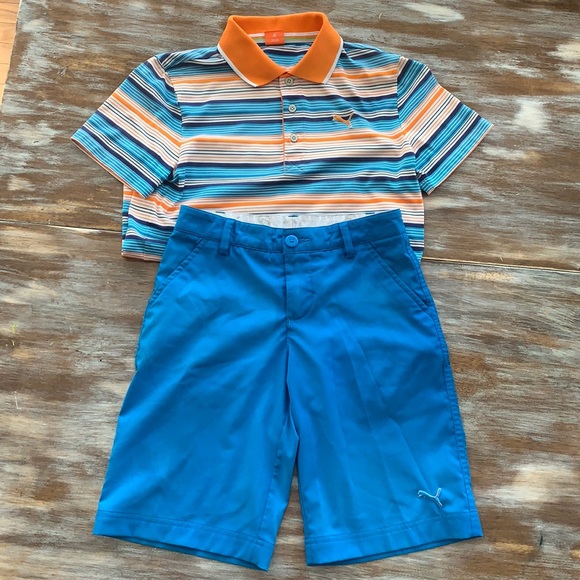 Puma Golf short Puma Golf shirt set lot summer activewear athletic tennis - Picture 1 of 11